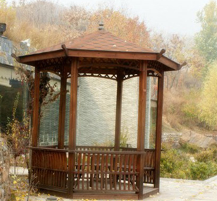 　　防腐木凉亭选购方法 　