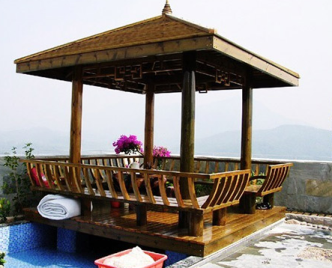 　防腐木凉亭施工注意事项 　